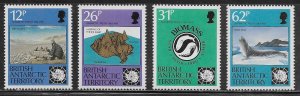 British Antarctic Territory Scott #'s 180 - 183 MNH