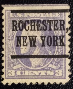 US Scott #530 Precancel Rochester N.Y. VF (1918):