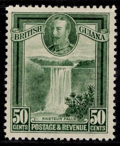 BRITISH GUIANA GV SG296, 50c green, M MINT. Cat £18.