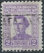 Uruguay 496 (used) 2c José Gervasio Artigas, lt vio (1939)