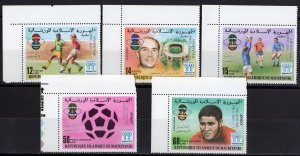 Mauritania 1978 Sc#399/401C187/188 ARGENTINA-PAYS BAS WORLD CUP Set (5) MNH