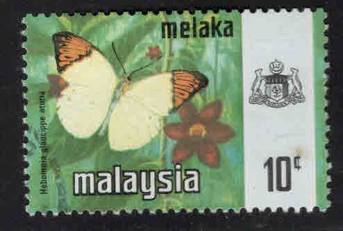 Malaysia Malacca Scott 78 Used Butterfly stamp