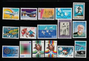 Finland 538-553 Sets MNH Various