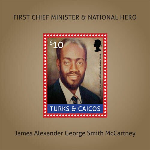 Turks And Caicos - 2014 - FIRST CHIEF MINISTER McCARTNEY Souvenir Sheet- MNH