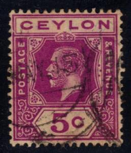 Ceylon #203 King George V - used (0.70)