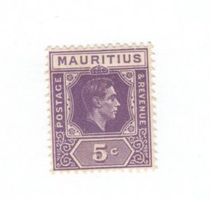Mauritius #214 MH - Stamp - CAT VALUE $2.50