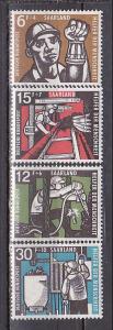 Saar B117-20 1947 Mining Cpl MNH