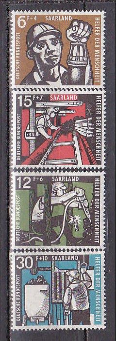 Saar B117-20 1947 Mining Cpl MNH