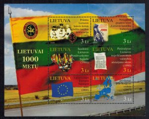 Lithuania Scott 897a-897f Mint never hinged.