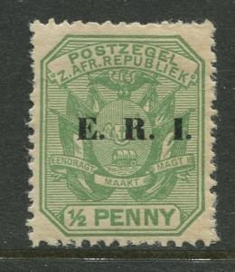 Transvaal - Scott 247 - Overprint Issue -1901 - MLH -Single 1/2p Stamp