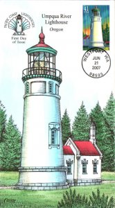 #4149 Umpqua River Lighthouse Collins FDC
