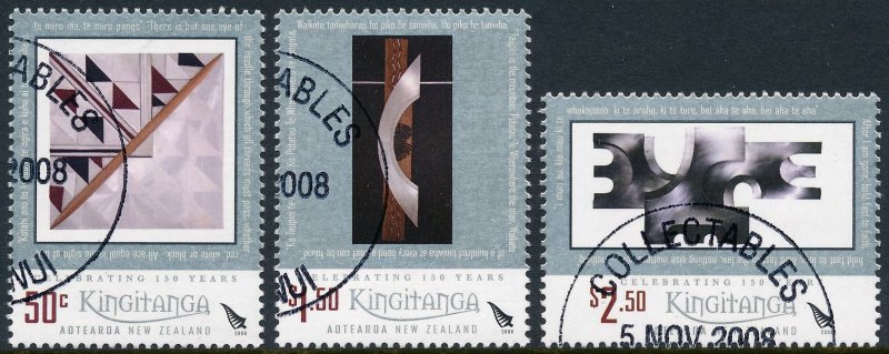 New Zealand 2008 150 Years Kingitanga Movement Set of 3 SG3038-3040 CTO Full Gum