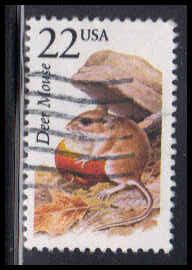 2324 22c Deer Mouse Used Very Fine KA4553