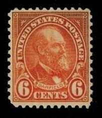 USA 638 MNH VF Bright Fresh Color Brown Orange