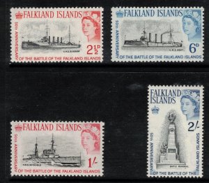 FALKLAND ISLANDS 1964 Ships; Scott 150-53, SG 215-18; MNH