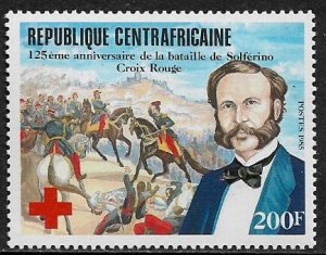 Central Africa #725 MNH Stamp - Battle of Solferino