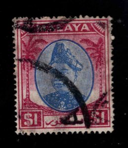 MALAYA Selangor Scott 92 used 1949 stamp