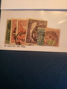 Stamps Tasmania Scott 94-9 used