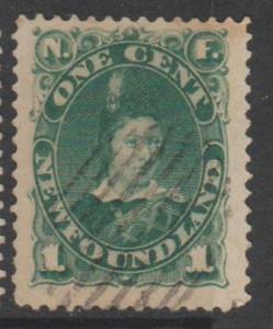 Canada Province - Newfoundland Scott #44 Stamp - Used Single