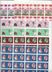 Burundi 95-100 MNH complete set X 25 sets, vf. 2022 CV $63.75