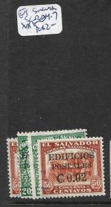 EL SALVADOR (P2501B) SC RA4-7  VFU