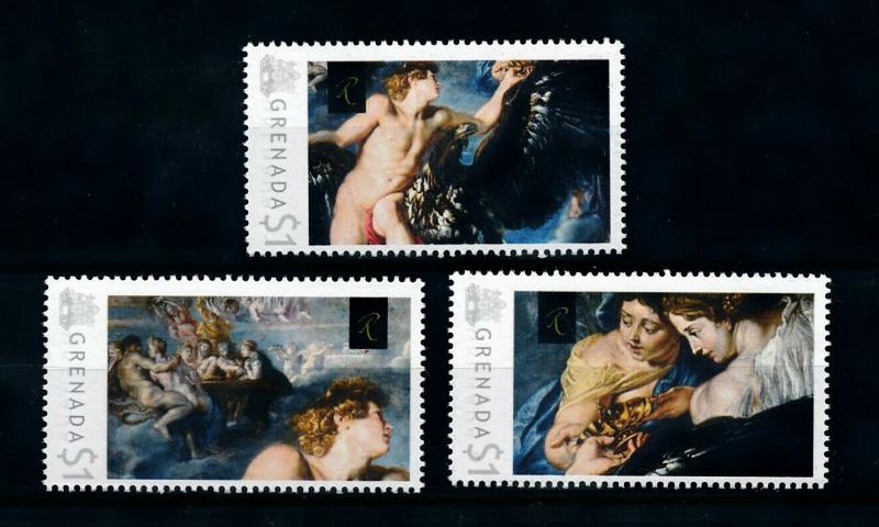 [100058] Grenada 2009 Art Painting Rubens Abduction of Ganymede  MNH