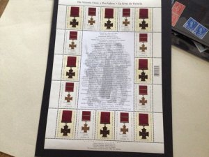 Canada The Victoria Cross full mint never hinged  stamps sheet   A13466