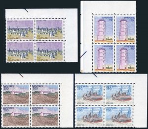 Denmark 666-669 blocks/4,MNH.Mi 704-707. Landscapes of the Northern Jutland,1980