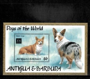 Antigua 1994 - Dogs of The World - Souvenir Stamp Sheet - Scott #1784 - MNH