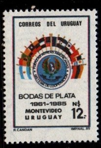 1985 Uruguay american air forces cooperation system 25th anniv #1176 ** MNH