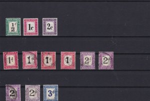 south africa mounted mint and used postage due  stamps ref r9267