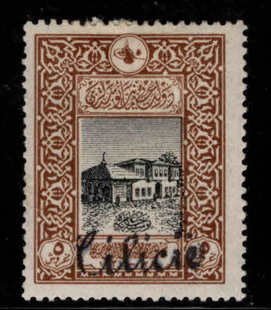 Cilicia Scott 59 MH* stamp overprint on Turkish stamp