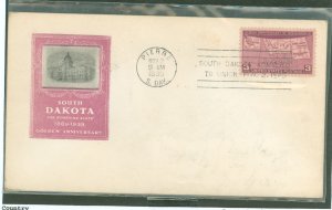 US 858 South Dakota Harry Loor FDC, addressed