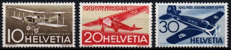 Switzerland # C37 - C39 MH VF 