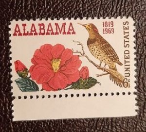 US Scott # 1375; 6c Alabama from 1969; MNH, og; VF centering