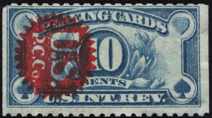 SC#RF23 10¢ Playing Card Stamp: Precancel U.S.P.C.Co. (1929) Used