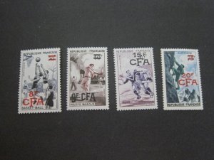 French Reunion 1956 Sc 318-21 set MNH