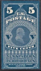 US PR1 Newspaper Stamps F +