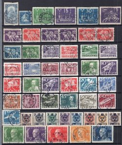 Sweden 1903-1936 Better Used Selection 50 Stamps CV$160