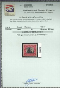 U.S. #620 MINT WITH PSE CERT GRADE XF 90