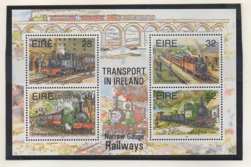 Ireland Sc 959a 1995 Narrow Guage Railways stamp sheet mint NH