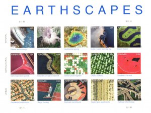 MALACK 4710 VF/XF NH, EarthScapes Sheet, awesome! ST..MORE.. sheet4710