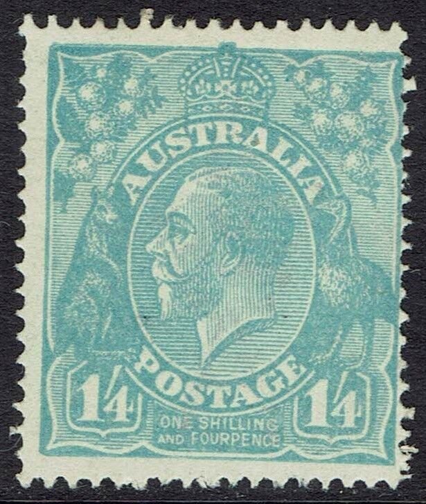 AUSTRALIA 1918 KGV 1/4 SINGLE WMK