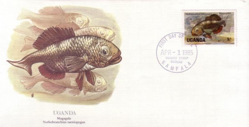 Uganda FDC SC# 432 Magagala Fish L371