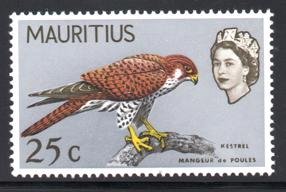 Mauritius - 1965 Birds 25c MNH** SG 324