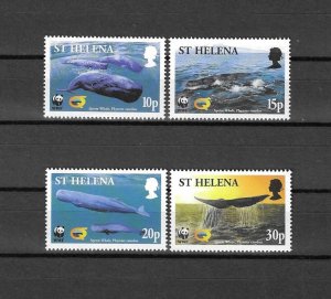 ST HELENA 2002 WWF SG 872/5 MNH