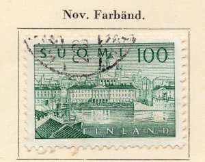 Finland 1956 Early Issue Fine Used 100p. NW-215705