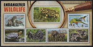 Australia 2016 MNH Sc 4543a Endangered Animals Sheet of 7