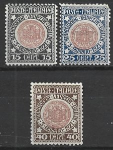 COLLECTION LOT 15748 ITALY #130-2 MH 1921 CV+$19