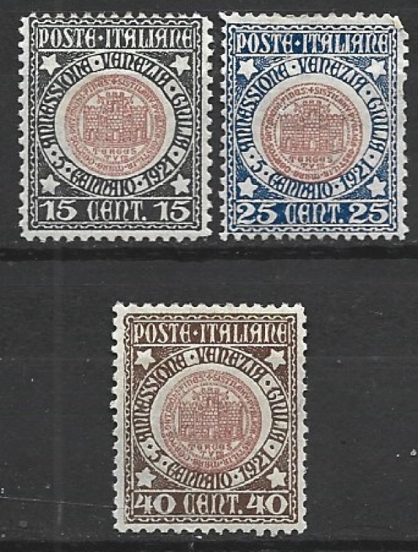 COLLECTION LOT 15748 ITALY #130-2 MH 1921 CV+$19